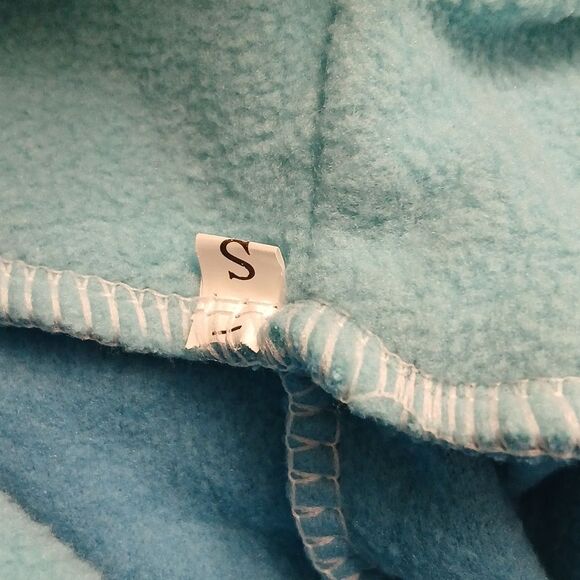 Cookie Monster oversized full button front hooded onsie pajamas costume Sz S EUC - Picture 8 of 8